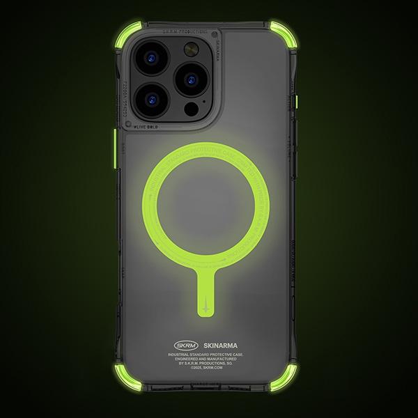 Etui do iPhone 16 Pro Skinarma Magnetic Charging Zielony