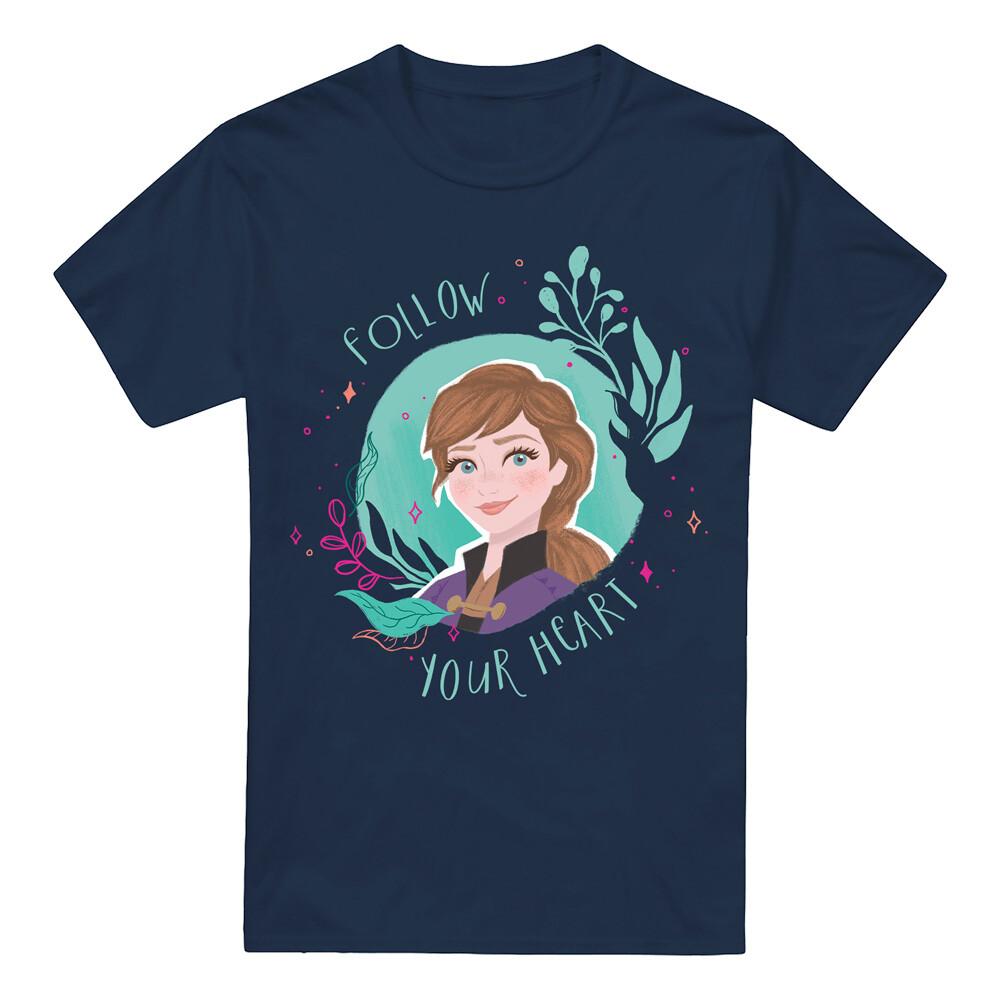 Frozen Follow Your Heart With Anna Mens T-Shirt S-2XL