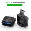 Металлический USB 3.1 Type C Male to USB 2.0 A Female OTG Data Adapter Type C OTG Adapter