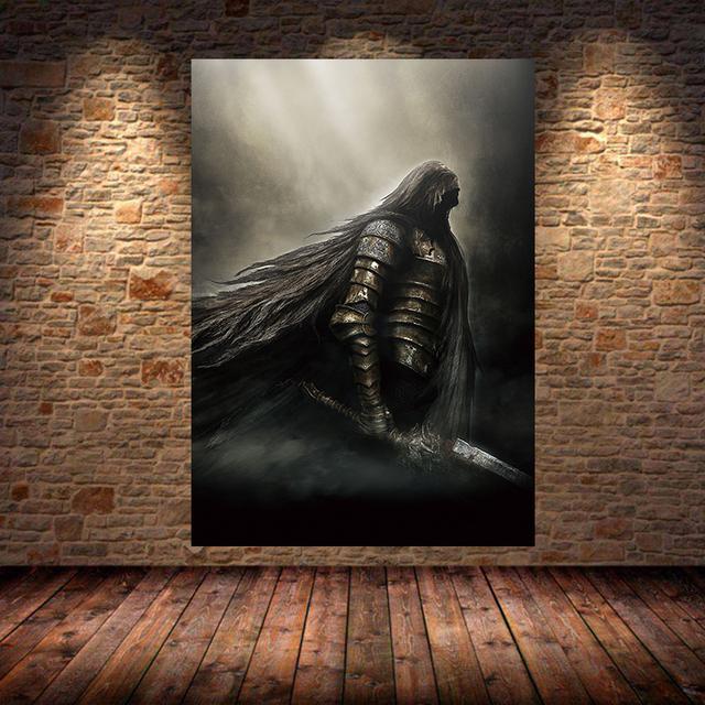 The Dark Souls 3 Poster with Game, Oil Painting, Canvas Wall Painting, Prints for Bedroom, Living Room, House, Bedroom, Bar, Restaurant, Decor