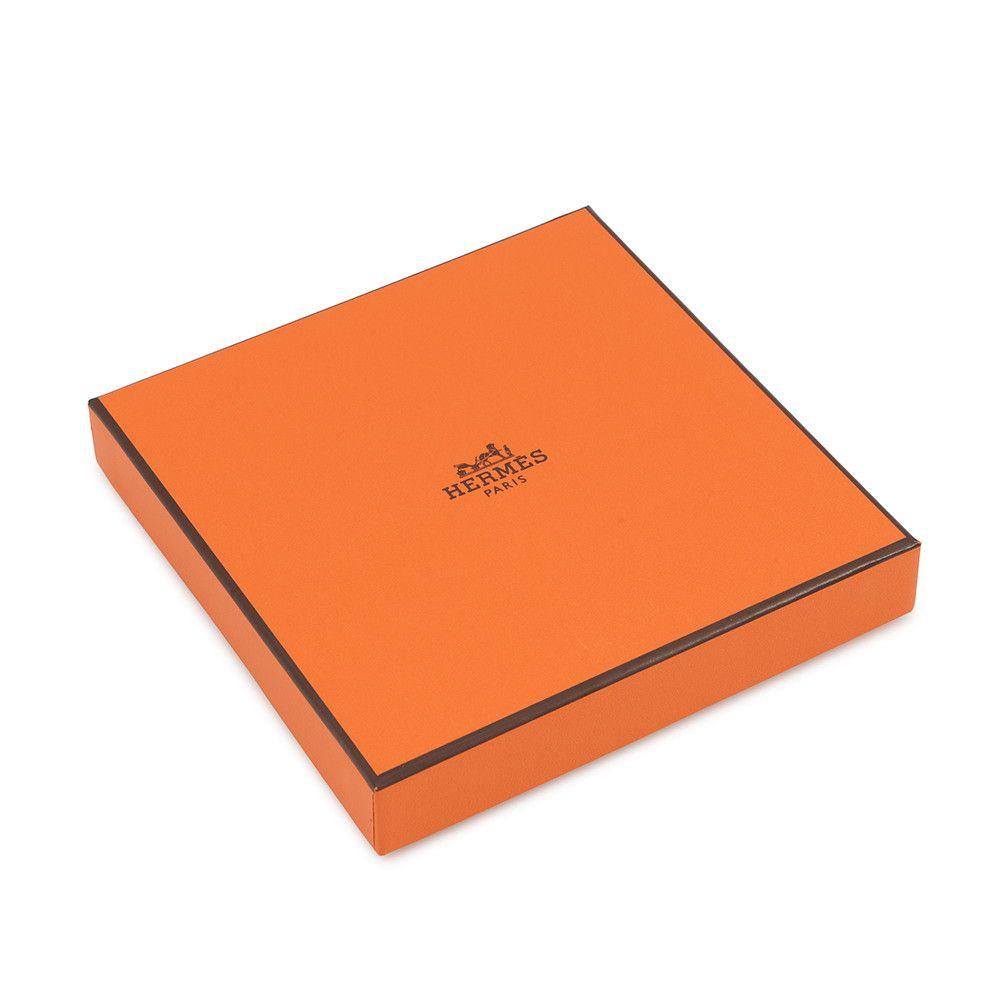 Использованный платок Hermes Sangle en Finesse Хлопок Платок HERMES