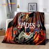 Hades Zagreus Game Gamer, мягкое плюшевое одеяло, фланелевое одеяло, одеяло для гостиной, спальни, кровати, дивана, чехол для пикника, детское одеяло