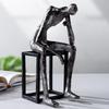 Изделия из смолы Абстрактная фигура Скульптура Мыслители Созерцатели Персонаж Искусство Мебель Декоративные фигурки Украшение дома
