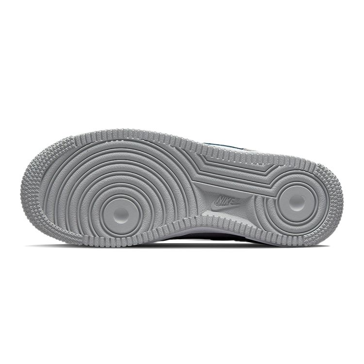 Nike Кроссовки Nike Air Force 1 LV8 GS Athletic Club для детей, серые, светло-дымчато-серые, с синим акцентом, DH9597-001