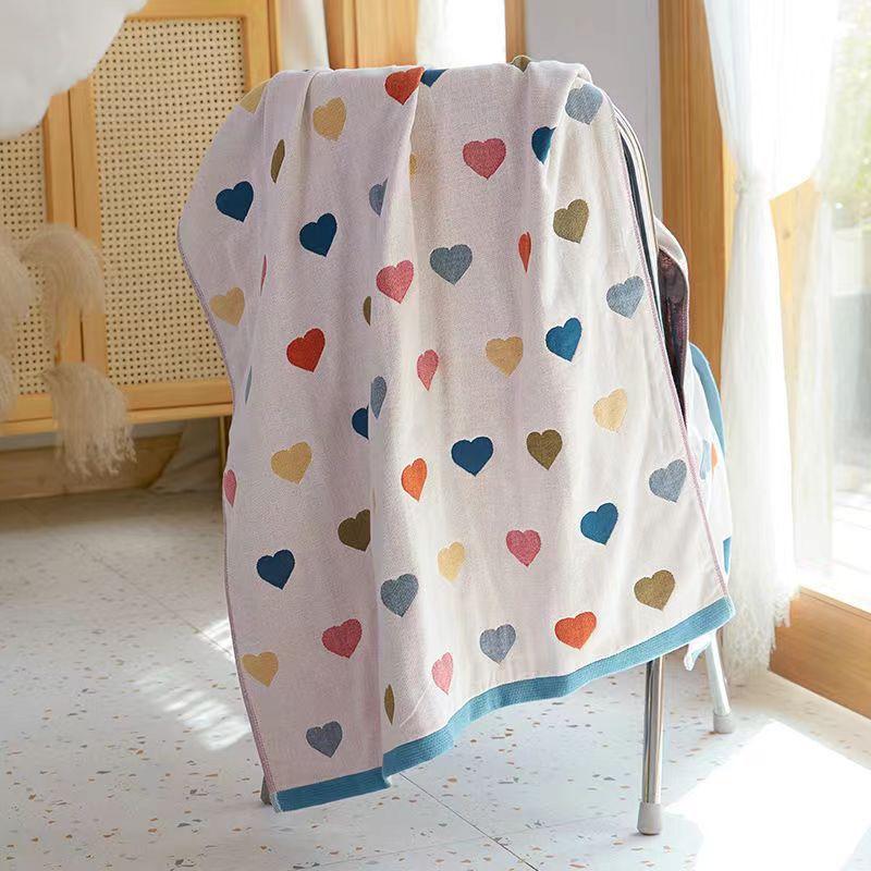 Multi-Layer Gauze Cotton Bath Towel Soft And Comfortable Beach Towel Ethnic Style Sun God Skin-Friendly Water Absorption
