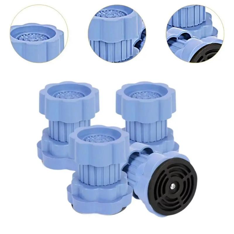 1/4Pcs Washing Machine Foot Pad Adjustable Height Slipstop Skid Raiser Mat Prevent Moving Furniture Foot Pad Dampers Stand