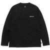 Snow Peak Sp One Point Logo LsT Рубашка Sp OnePoinT Logo Ls Футболка Ts 24au10404bk ЧЕРНАЯ L Размер [Outdoor cut Sew Mens]