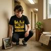 Унисекс Ретро Футболка 'Noclipping Into The Backrooms' 100% Хлопок Одежда Забавная Футболка с Коротким Рукавом Подарок Футболки