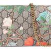 Gucci Винтажный логотип Цветочный узор с птицами Холст и кожаная сумка через плечо Женская сумка через плечо Эбеновое дерево 424891-K0I2G-8691