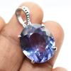Natural Color Change Alex 32.70 Ct CERTIFIED 925 Sterling Silver Oval Pendant MY.PDS-334-NS