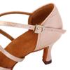 Профессиональные женские туфли для бальных танцев на высоком каблуке 7 см, обувь для латинских сальсы с открытым носком на мягкой подошве в помещении