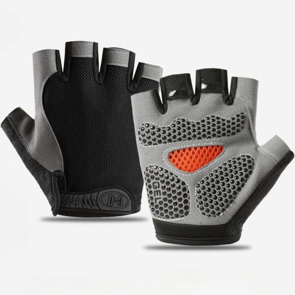 Cycling Motorcycle Gloves for Men Women Breathable Anti-slip Fitness Gym Gloves MTB Bicycle Gloves Summer Sport Fingerless Glove 6