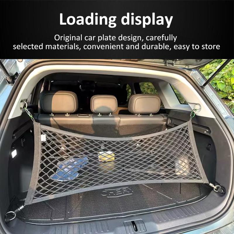 Car Trunk Net For Suzuki Jimny Sierra 2018~2024 JB64W JB74W Wear-resistant Nylon Elastic Storage Nets Accessories 2019 2020 2021