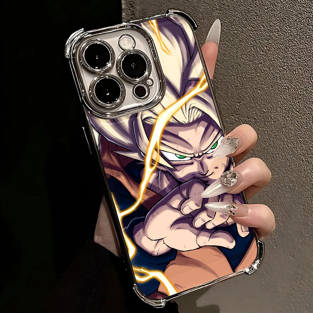Cool Super SaiyanS GokuS Plating Phone Case For IPhone 17 17e 16e 16 15 14 13 12 11 Pro Max X XR XSMax 7 8 Mini Air Plus Airabag