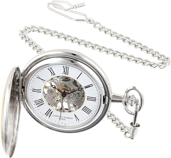 Карманные часы механические с ручным заводом 3859 [Charles Hubert, Paris] мужские