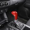 For Toyota Tacoma 2016- ABS Red Interior Gear Shift Knob Head Cover Trim Cap