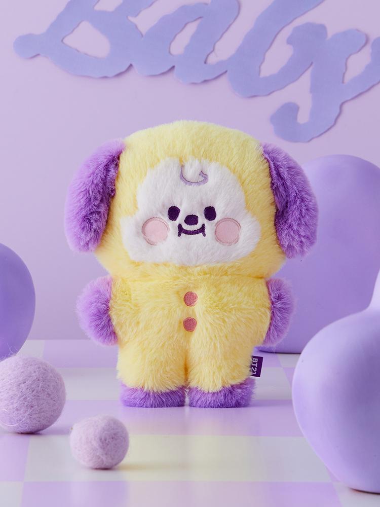 LINE FRIENDS BT21 CHIMMY BABY Flatfur Standing Plush Doll