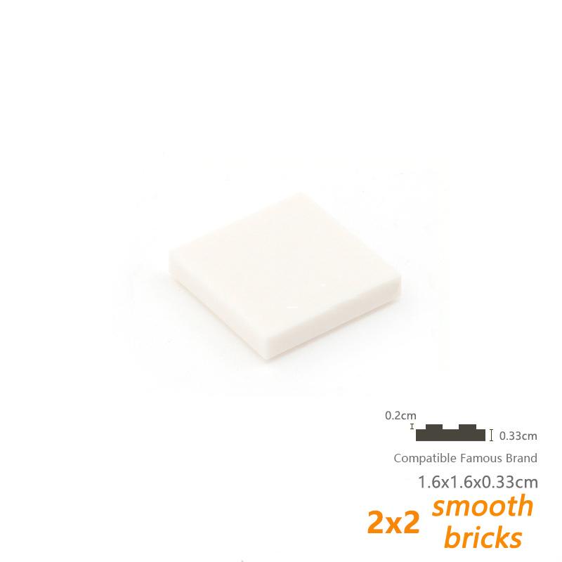 1000 шт. Конструктор Фигурка Кирпичики Керамическая Плитка 2x2 Образовательный Творческий Размер Совместимый с 3068 Игрушки для Детей