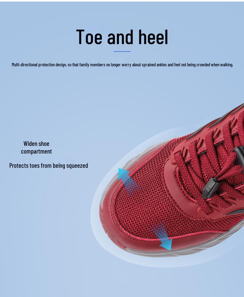 Чжан Кайли Женские Нескользящие Кроссовки Папины Кроссовки - Новый Стиль, Удобные, Легкая Мягкая Подошва для Ходьбы для Среднего и Пожилого Возраста