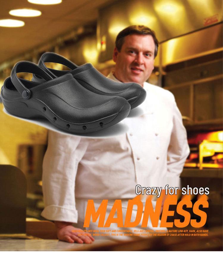 WAKO Нескользящая обувь для поваров - Водонепроницаемая и маслостойкая рабочая обувь для кухни для отеля, ресторана и многого другого.