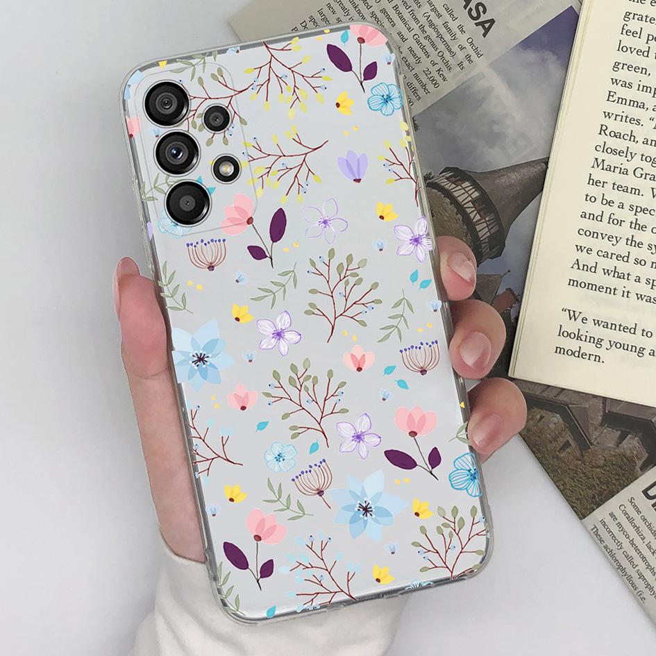 Phone Case For Samsung Galaxy A8 A9 Star F12 F13 F22 F23 A14 A23 A33 A52 Back Cover Protective Soft Silicone Popular Pattern For Samsung Funda Bumper