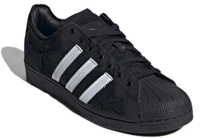 Superstar atmos x Recouture x Superstar Adidas Originals 'Пэчворк - Черный' GW3473