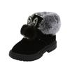 Winter New Children Snow Boots Flat Girls Princess Cotton Shoes Fashion Thick Short Boots Baby Boots
