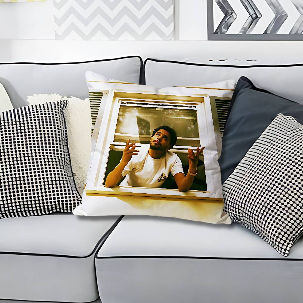 JJ Cole The FallOff Anime Celebrity Merchandise AllMatch Printed Pillow Case Sofa Car Office Room Decoration Protector
