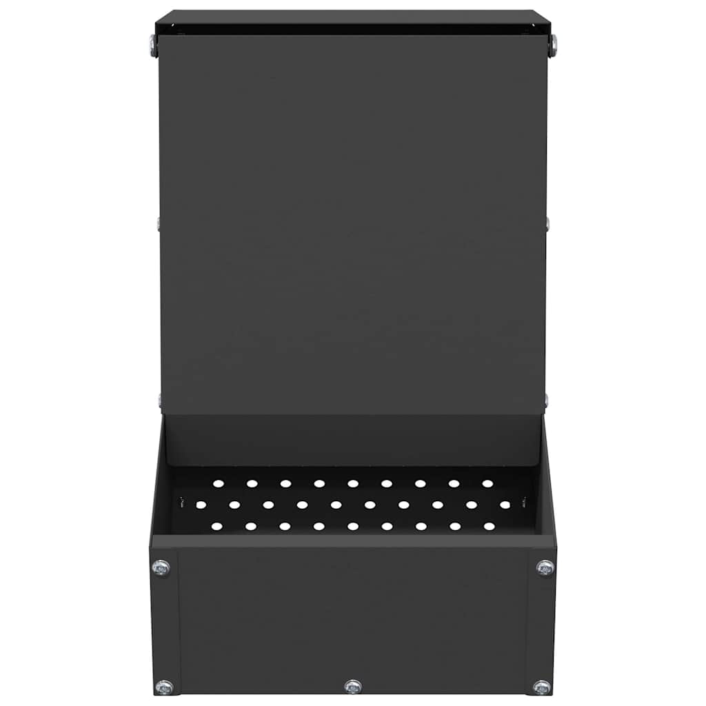 Rabbit Feeder Black 17.5 x 26 x 28.5 cm