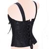 New Women's Brocade Jacquard Shoulder Straps Tank Corset Bustiers