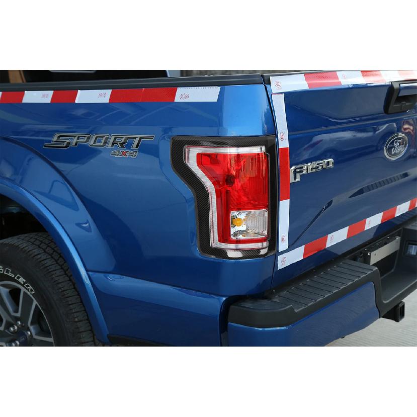 Car Tail Light Lamp Cover Taillight Guard Decoration for Ford F150 2015 2016 2017 2018 2019 2020 Lamp Hood Exterior Accessories
