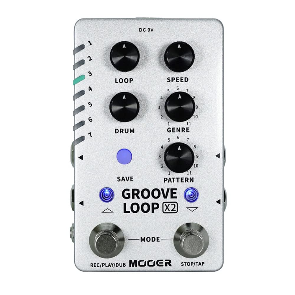 Педаль эффектов драм-машины Mooer GROOVE LOOP X2