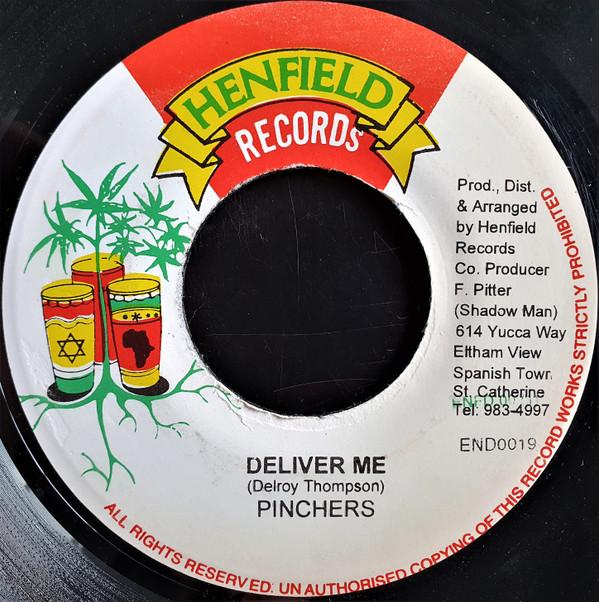 7-дюймовая пластинка PINCHERS Deliver Me END0019 Henfield Record 1999 Ямайка Регги Ска Даб Б/у