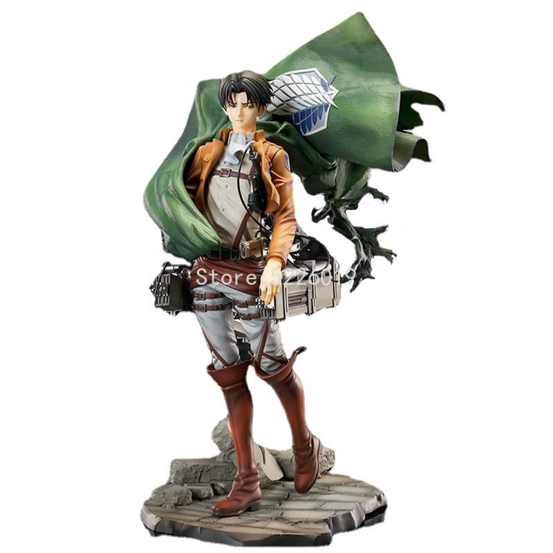 35cm Attack On Titan Anime Figure Levi Ackmen Action Figure Shingeki No Kyojin Ackmen Figurine Eren Mikasa Ackerman Figure Doll
