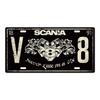 Vintage Truck Brand Metal Posters Signs Licenses Plate Plaque Metal Tin Sign for Man Cave Club Bar Garage Home Wall Decor