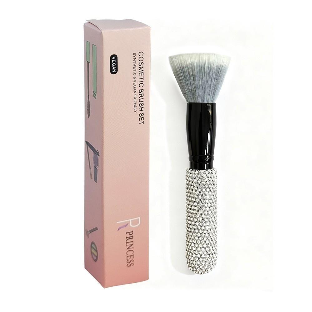 Soft Bristles Blush Brush Diamond Embedded Multi-Functional Brush  Various Makeup Looks