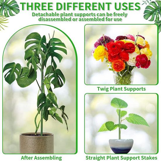 Подставка для растений, съемная пластиковая ветка, подставка для растений в горшках, зажимы для орхидей, садовые принадлежности