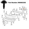 10 шт. Винты крепления фары M6x20 Болт крепления N90683302 Для VW Golf MK6 2010-2013 Passat 1998-2005
