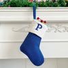 Christmas Stockings Small Embroidered Letter Knitted Xmas Hanging Stocking Decorations Christmas Party Decor