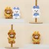 Plush Bear Keychain With Bow Cute Cartoon Toy For Bag Decor And Gifts