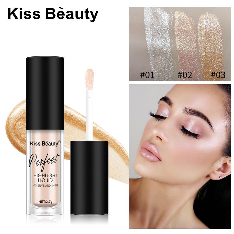 Kiss Beauty Хайлайтер Aegyo слюна Осветляющий Жидкая тональная основа Консилер Осветляющий для лица Стойкий Хайлайтер Жидкий 3,5 г
