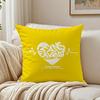 Creative Cute Art love letters Cushion Cover Pillowcase Antidustmite living Room Sofa Decor Cushion Room