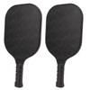 Портативный набор ракеток для пиклбола из стеклоуглеродного волокна с сердечником из полипропилена и 4 мячами для тренировок