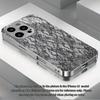Черный чехол с цветочным кружевным принтом для мобильных телефонов iPhone 17 Pro Max, стеклянная крышка для iPhone 17 16 15 14 13 12 11 Pro Plus