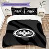 Eintracht Frankfurt Pattern Bedding uilt Set uilt Cover Pillowcase Home Decoration Birthday Gift (1 * duvet cover + 2 * pillowcase  without core)
