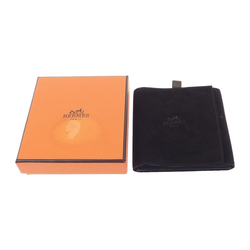 HERMES  H057027FD00  Ожерелье золото/черный металл/Буйволиный рог Женщины