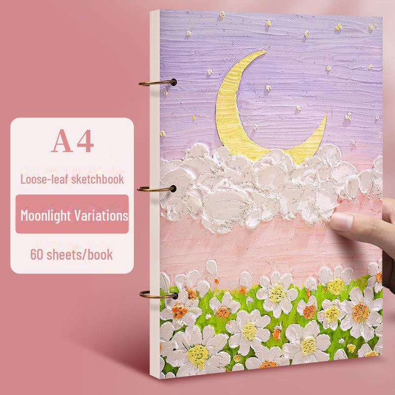 Yuanhao High-Value Thickened Sketchbook – 16K & 32K Durable Art Student A5 & 16K Drawing Book