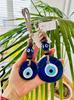 Turkish Blue Evil Eye Pendant Glass Charm Ornament