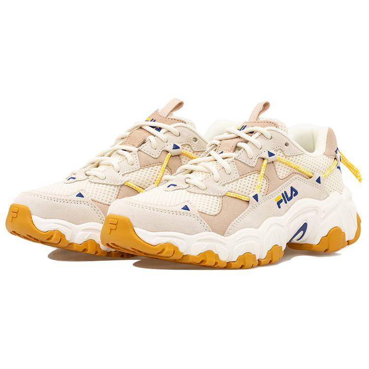 Fila Fusion Повседневные дышащие низкие папины кроссовки Женские кроссовки Снежно-белые T12W031113FPR
