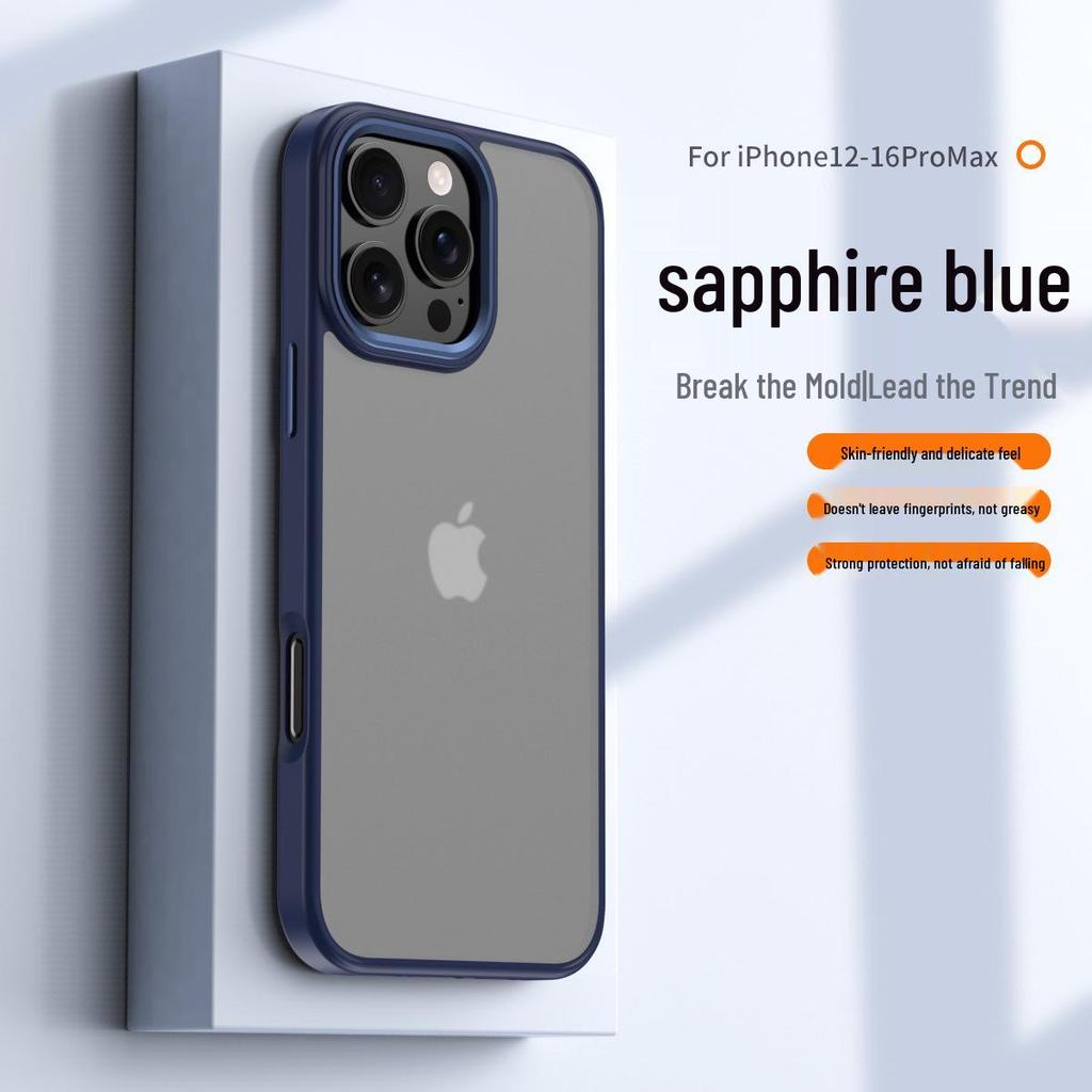 MagSafe Compatible Magnetic Clear Phone Case for iPhone 15/16 Pro Max, Skin-Like Design